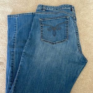 Womens Chap jeans, size 8, straight leg